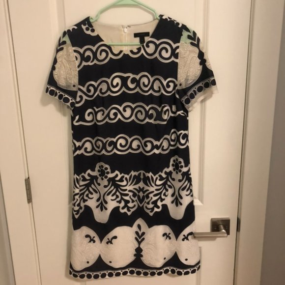 J Crew Navy Shift Dress - Picture 2 of 6